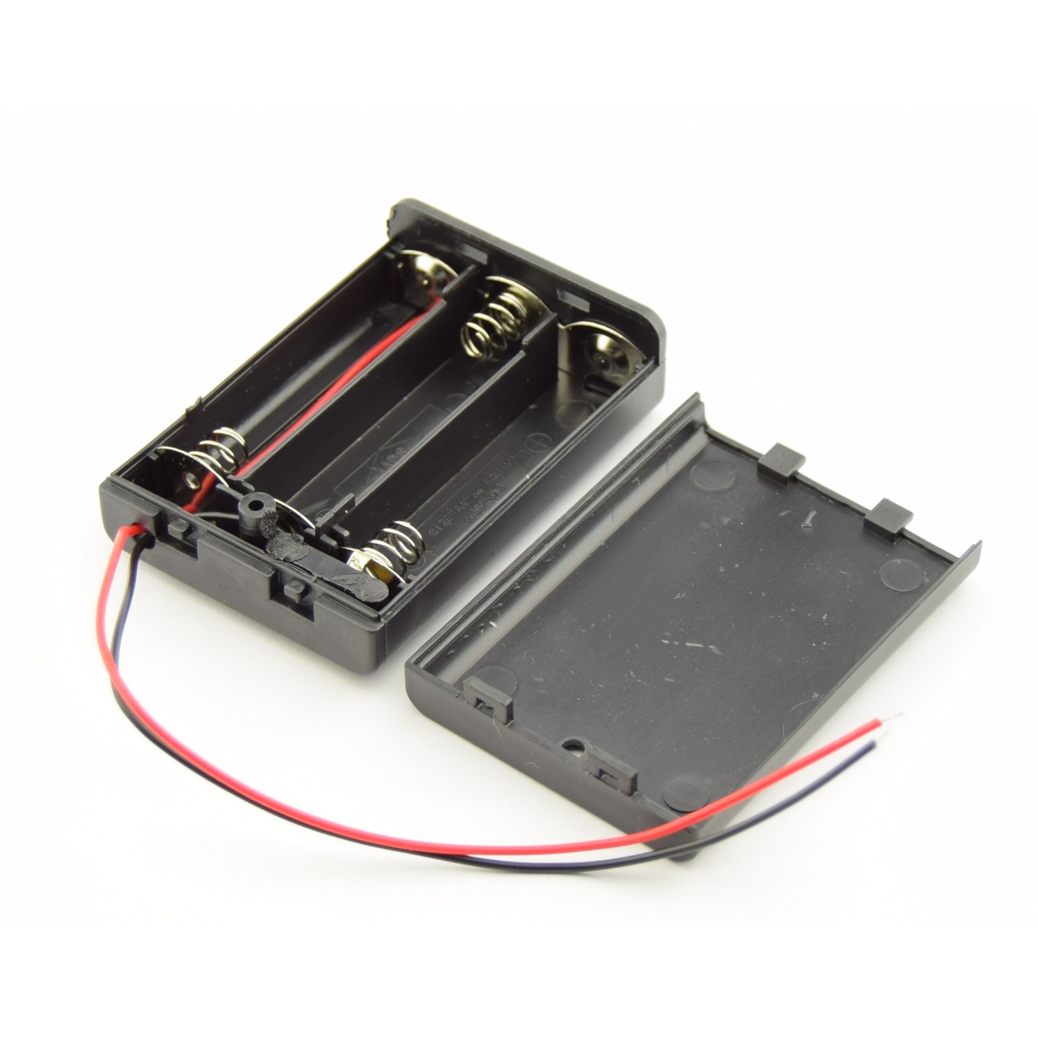 3x AA Battery Box with Loose Wires and Switch 3xAALEADSBOXSWITCH